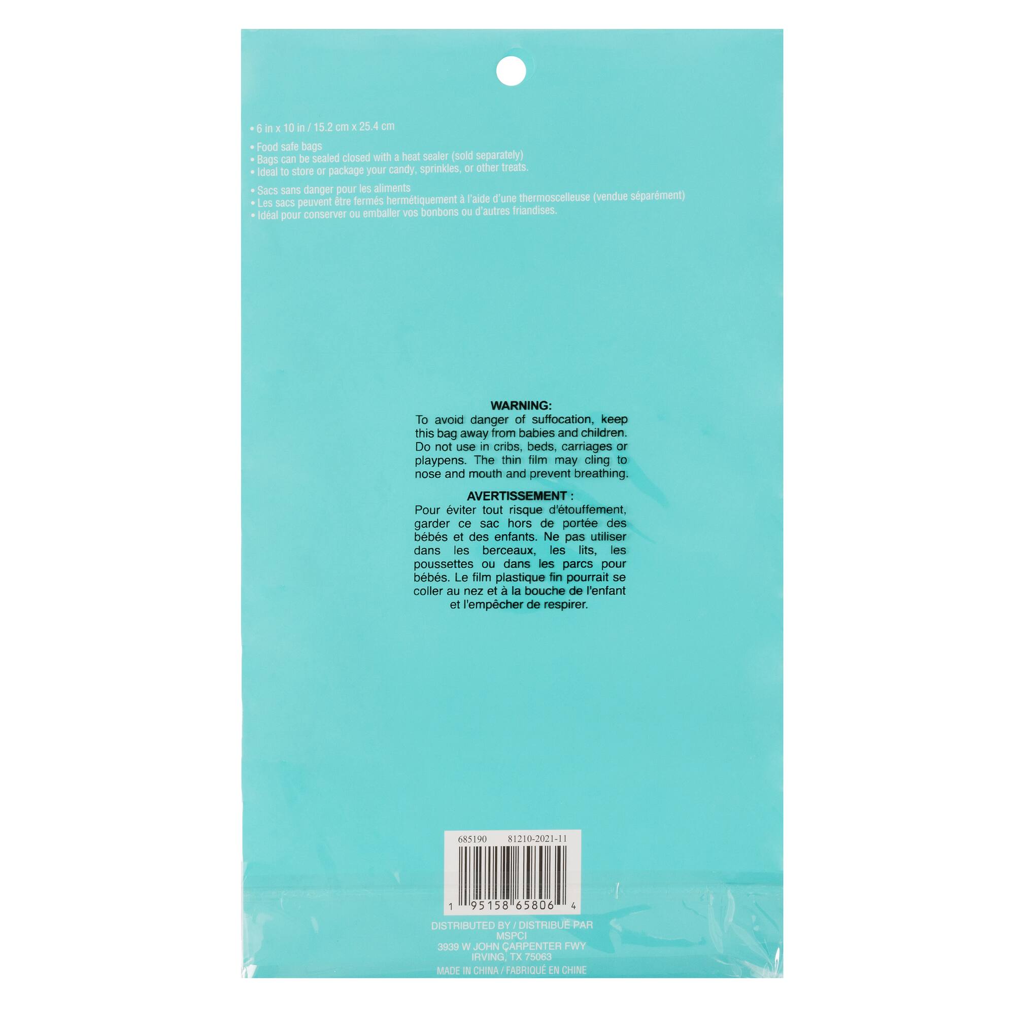 Heat Seal 6" x 10" Bags by Celebrate It®, 50ct.